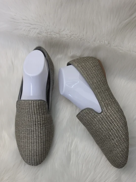BIRDIES The Starling Cypress Woven‎ Synthetic Raffia Slip On Comfort Loafers 12