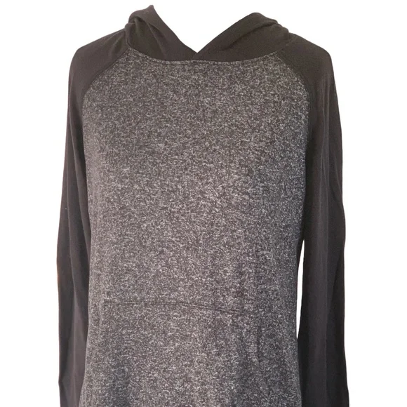 Justice Soft Lightweight Grey Hoodie with Front Pocket Size 14/16 Plus