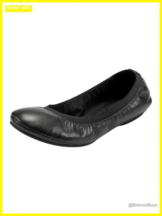 Bandolino Edition Ballet Flats Womens Faux Leather Slip-On Round Toe Comfort