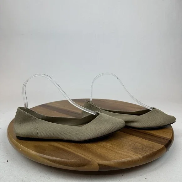 New Mia Womens Kerri Beige Knit Cushioned Comfort Casual Ballet‎ Flats Size 6 M