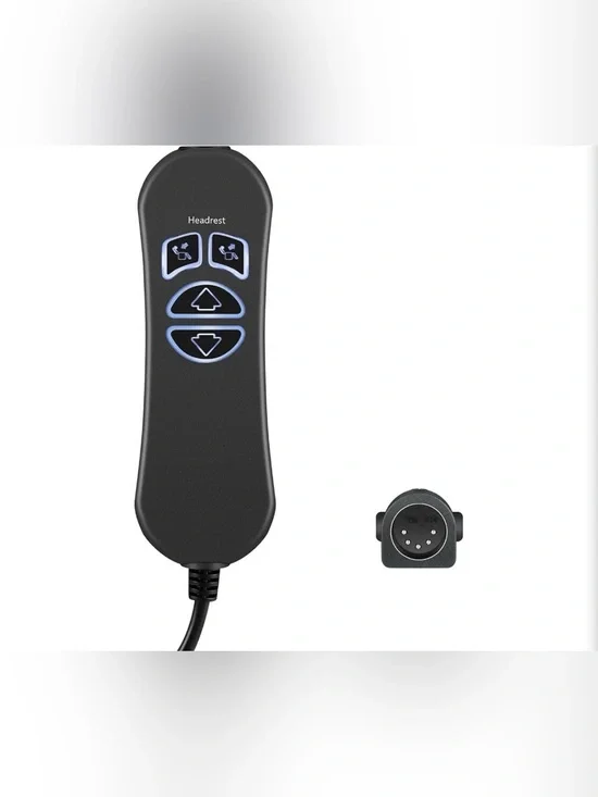 Black Recliner/Headrest Remote Control - Universal Handheld Controller