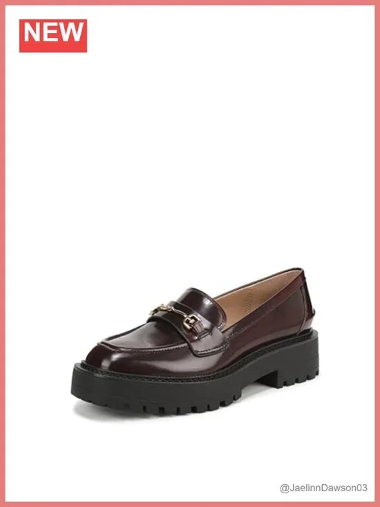 Sam Edelman Lea Platform Loafers Suede Chunky Sole Slip-On Women's Shoes