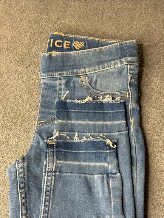 Justice Light Blue Girls' Skinny Jeans