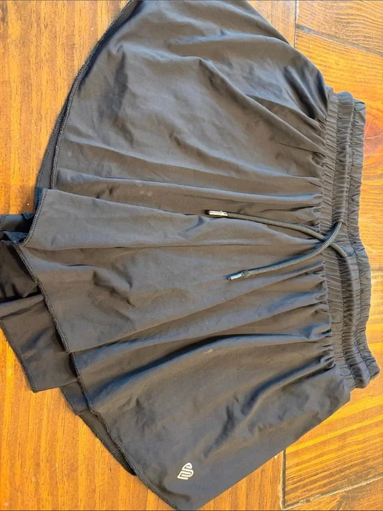 Justice Black girls Athletic Shorts with Drawstring & Pocket