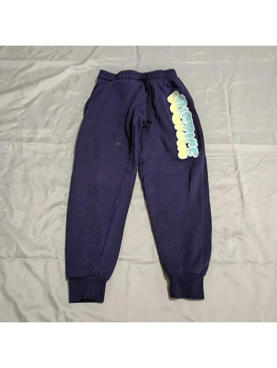 Justice Girls' Navy Blue Sweatpants