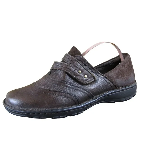 Earth Origins Women's Brown Leather Mary‎ Jane Comfort Shoes Size 6