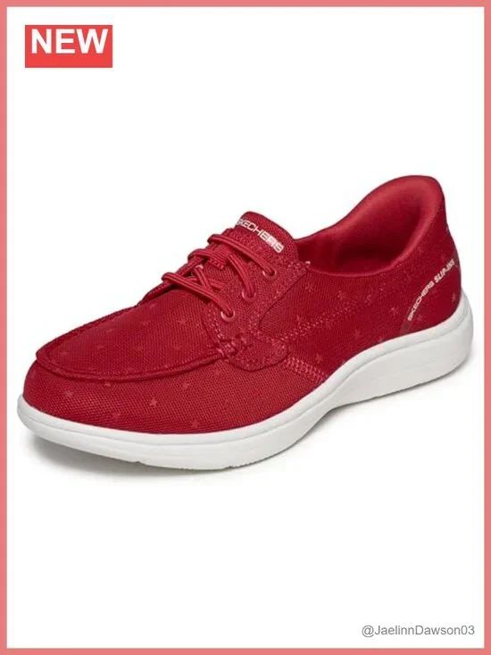 Women's Hands-Free Slip-On Boat Shoes Vegan Machine Washable