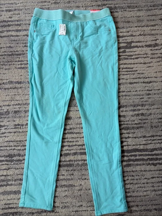 Justice Girls Aqua Stretch Leggings