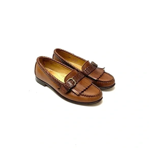 ALLEN EDMONDS | Vintage 1980s brown leather women’s loafers