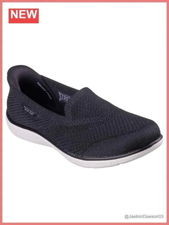 Skechers Hands Free Slip-ins Women's Athletic Loafer with Heel Pillow, Machine