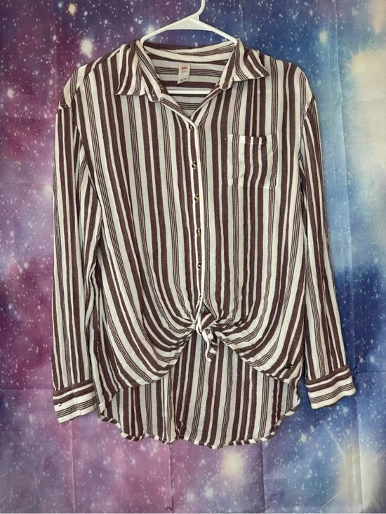 Justice girls striped top 🛍