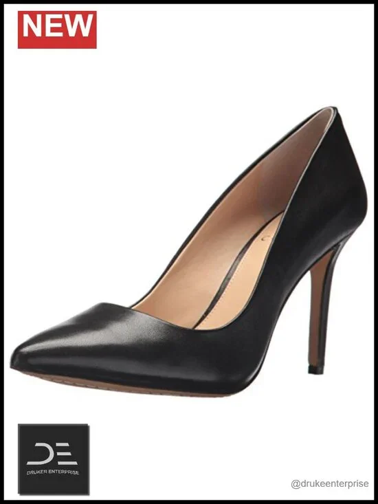Vince Camuto Women's Savilla Classic Pumps, Pointed Toe Stiletto Heels, Leather