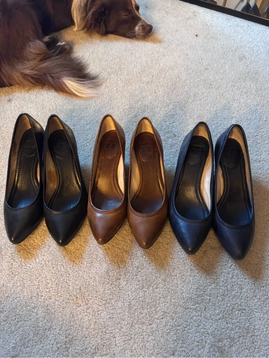 Budle of 3 pairs Frye Regina pumps