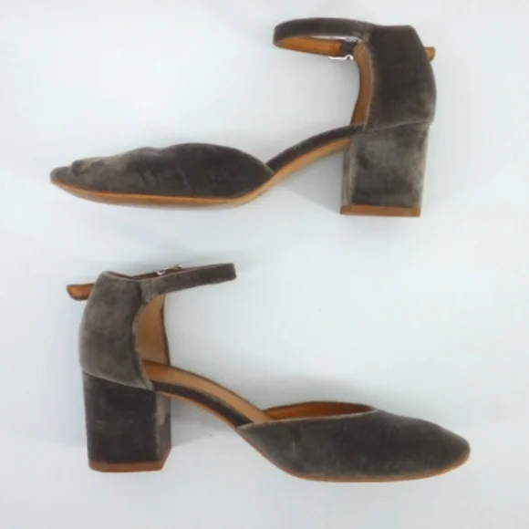 J.Crew Velvet Mary Jane Pump