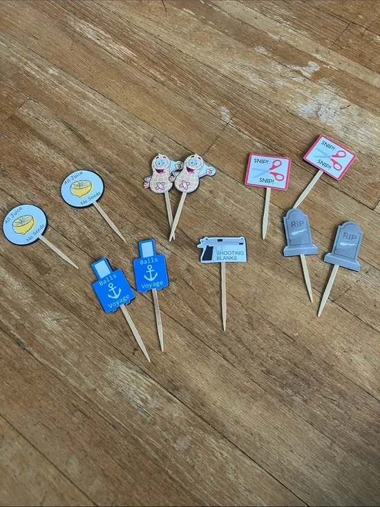 Vasectomy Celebration Cake Toppers