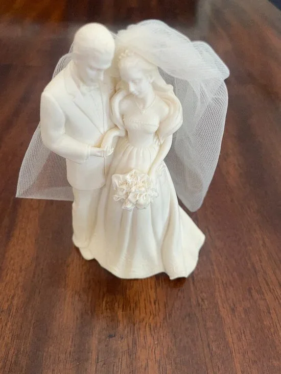 Roman Inc. 2001 Millennium Wedding Series 43753 Cake Topper Figurine 5