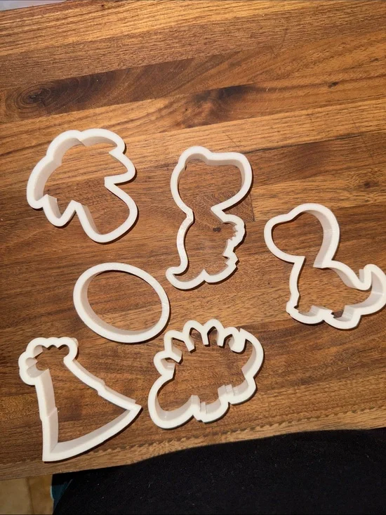 Dinosaur, Egg, volcano Cookie Cutter Set - Home Party Supplies
