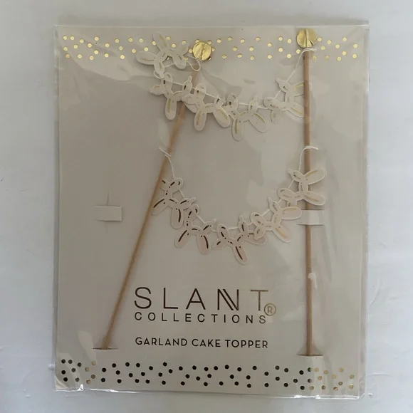 Slant Cake Topper Party Animal Balloon Dogs NWT