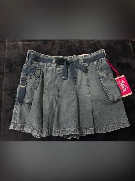 Justice Girls Denim Skirt, Medium Wash