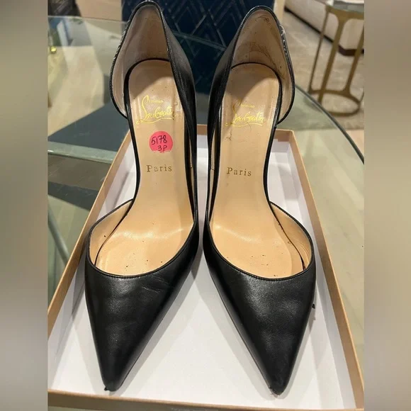 Christian Louboutin Iriza 100 mm Pumps - Nappa leather - Black, Sz 39