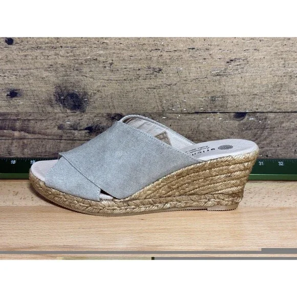 🔥NEW - Eric Michael Espadrille Wedge Heel Sandal EU 42 Spain Made (US 11-11.5)