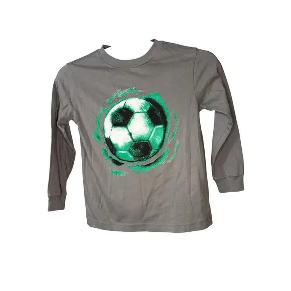 Old Navy Long Sleeve Shirt Boys Small Soccer‎ Image