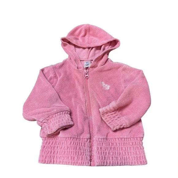 Old Navy Zip Up Hoodie Jacket Baby Girl‎ 12-18 Months Pink
