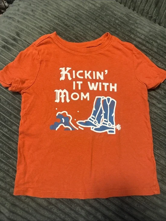 Old Navy Kids Orange Graphic Tee - 