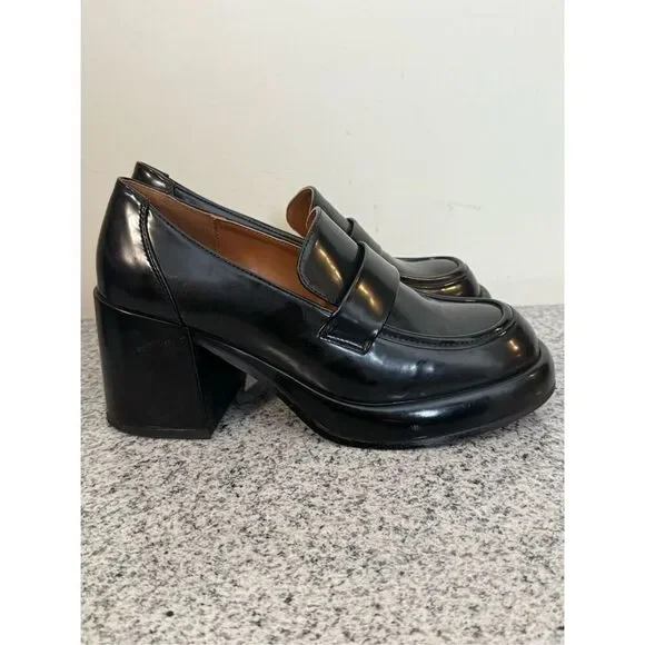 Madden Girl Delphine Platform Penny Strap Heels 10 Womens y2K