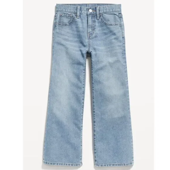 Old‎ Navy Girls High-Waisted Baggy Wide-Leg Jeans - Size 16