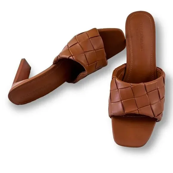 ‎Kelly Rowland Aphrodite tan/brown heels size 8