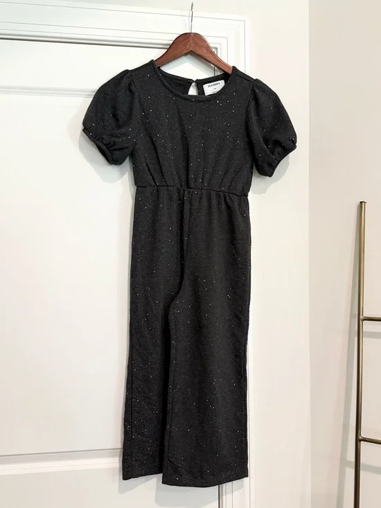 NWOT Old Navy Sparkle Short-Sleeve Jumpsuit for Girls