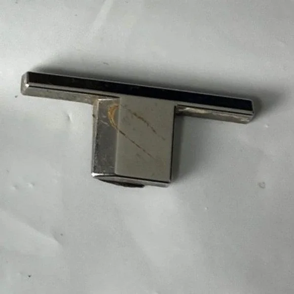 Modern Chrome T-Bar Cabinet Drawer‎ Pull Handle Single-Hole Hardware