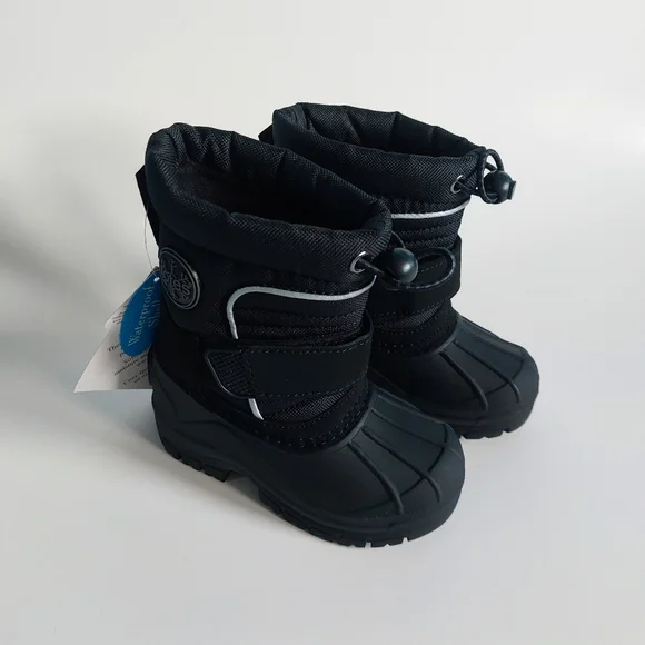 Totes Taelor toddlers‎ Boys waterprof winter boots black size 5