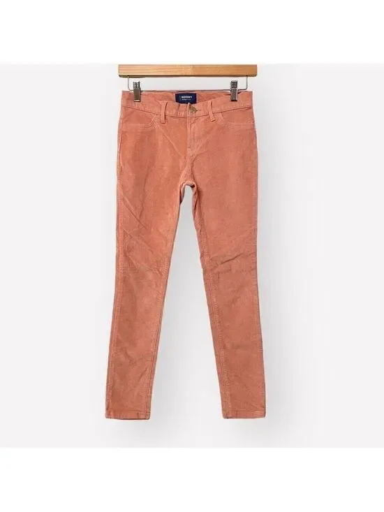 5/$25 ⭐️ Old Navy NEW Girls Velvet Jeans sz 12 Jeggings Dusty Rose Pink Pants