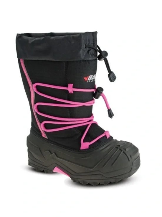 BAFFIN Children's Young Snogoose Snow Boots black/hyper berry size various