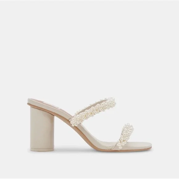 Dolce Vita Noel Pearl‎ Heels Bridal Neutral Size 8