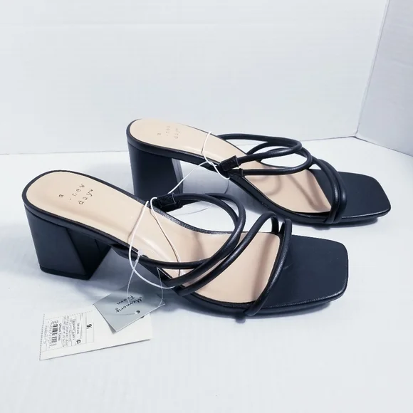 NWT A NEW DAY BLACK HEELS SIZE 9.5