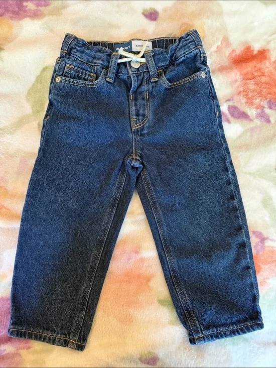 Old Navy Kids Blue Denim Pull-On Jeans