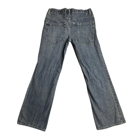 Old‎ Navy Bootcut Didley Jeans Boys 14 Regular 27x26 Blue Adjustable Waist Denim