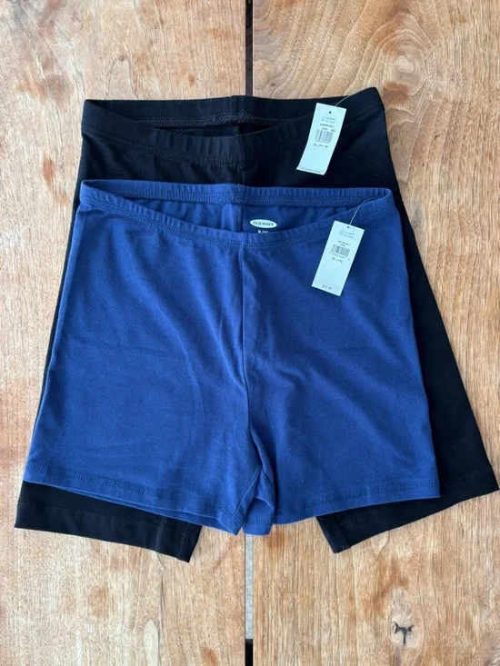 Old Navy Girl’s XL Bike Shorts Set of 2 Cotton Stretch