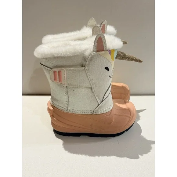 Toddler Frankie Unicorn Winter Boots White/Pink - Cat & Jack - SIZE‎ 6 NWOT