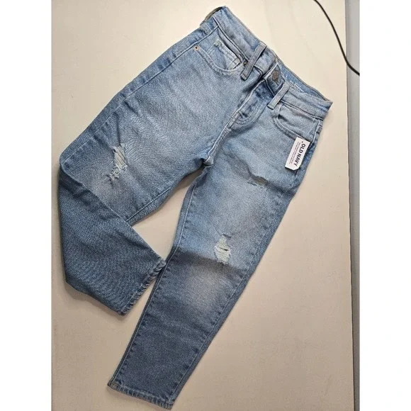 Old Navy Jeans Youth Size 7 Adjustable Waistband‎ Denim Highrise
