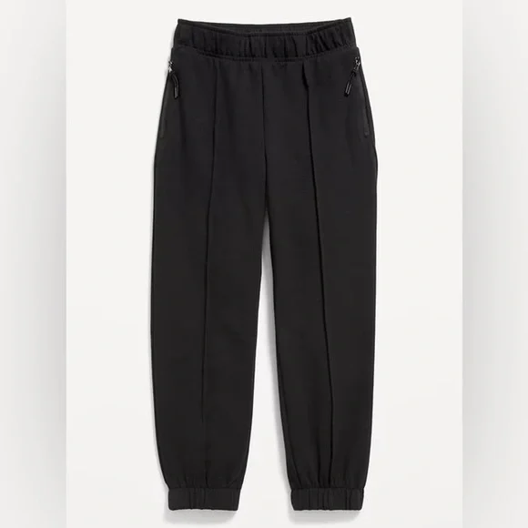 Old Navy High-Waisted Dynamic Fleece Zip-Pocket Jogger Sweatpant Girls Small