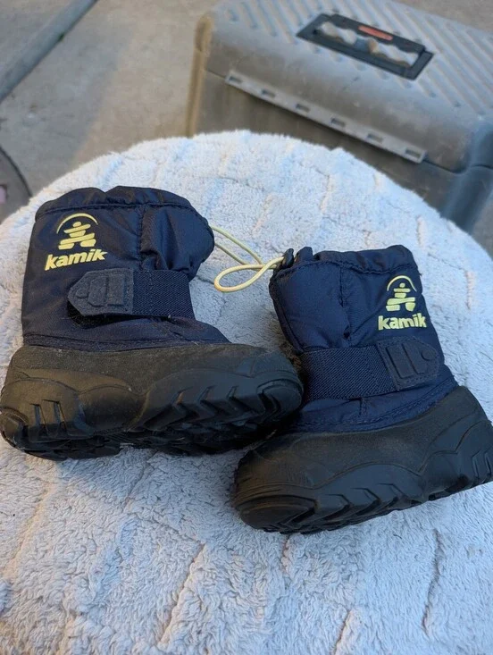 Baby Boys Kamik Lined Snow Boots Size 6
