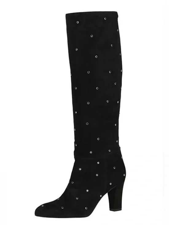 SJP By Sarah Jessica Parker Busker Boots. Jet Black NEW! Size 7 US