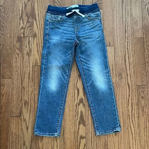 Old Navy Karate Slim Built in Flex Max Jeans Medium Wash Boy’s Sz Small 6-7