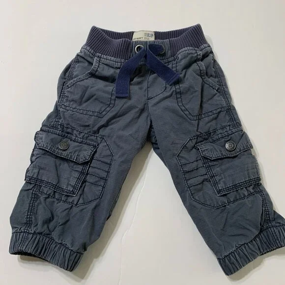 Old Navy‎ Baby 12-18 months Blue Cargo Pants