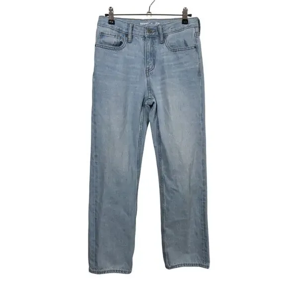 Old Navy Built-In Tough Loose Jeans Boys Kids 14 Blue Adjustable Waistband
