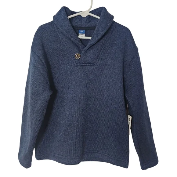 Old Navy Boys Blue Fleece Pullover‎ Nwt